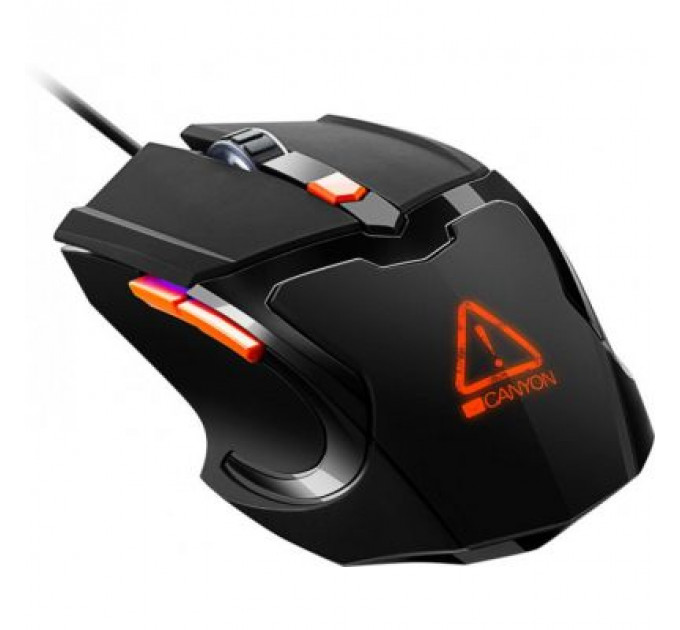 Мишка Canyon Vigil USB Black (CND-SGM02RGB)