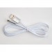 Vinga Дата кабель USB 2.0 AM to Micro 5P 1m LED silver Vinga (VCPDCMLED1S)