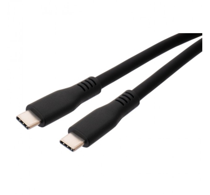Vinga Дата кабель USB-C to USB-C 2.0m UBS3.2 Gen2 10G 240W Chip Silicon Black Vinga (VCPDCCC3242SB)