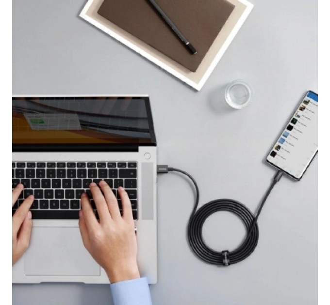 Baseus Дата кабель USB 2.0 AM to USB-C 1.0m Superior Fast Charging 60W black Baseus (CAYS000901)