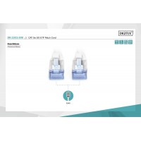 Патч-корд CAT 5e SF-UTP, Cu, PVC AWG 26/7, довжина 1 м, колір сірий DK-1531-010 DIGITUS by ASSMANN