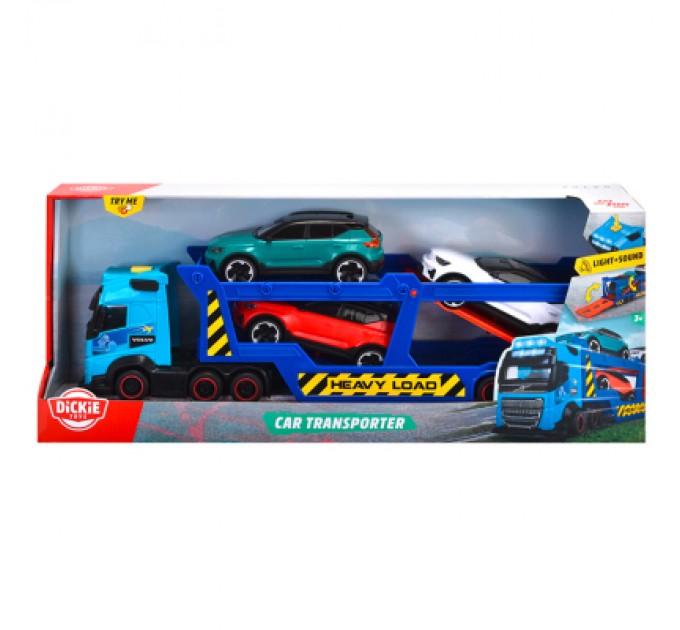 Dickie Toys Спецтехніка Dickie Toys Автотранспортер з 3 машинками (3747017)