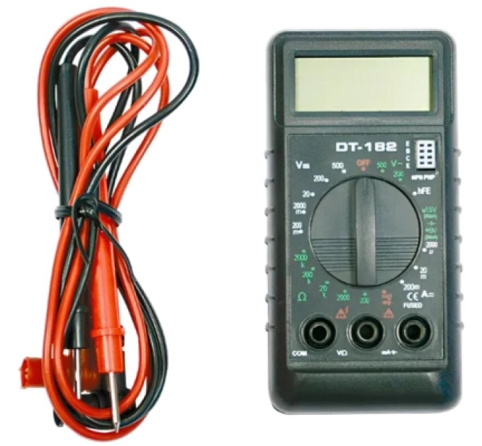 Voltronic Цифровий мультиметр Voltronic DT-182, V, A, R, Q100 (DT-182)