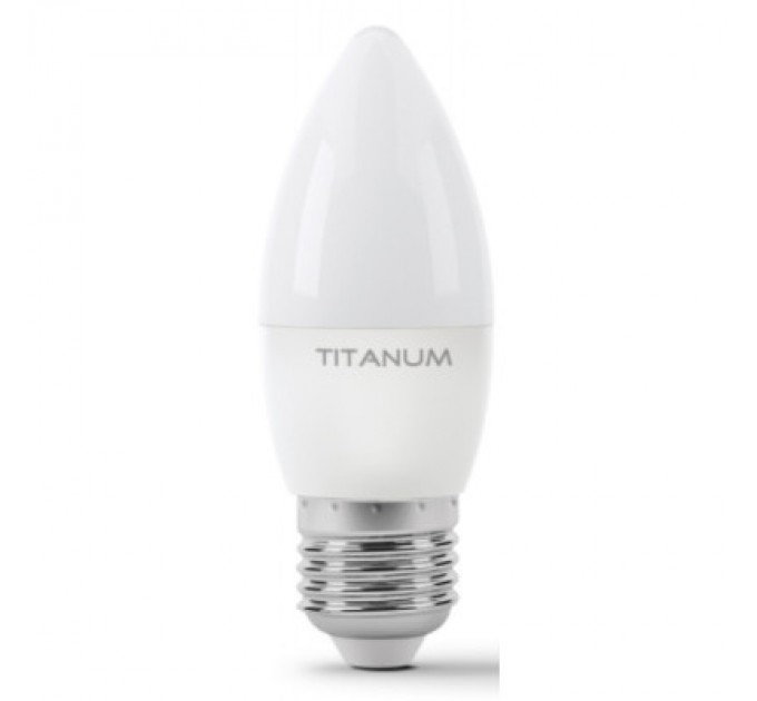 TITANUM Лампочка TITANUM C37 6W E27 4100K 220V (TLС3706274)