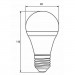 EUROELECTRIC Лампочка EUROELECTRIC LED А60 12W E27 4000K 220V (LED-A60-12274(EE))