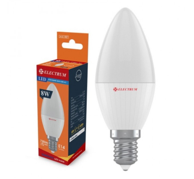 Electrum Лампочка Electrum С37 8W PA LC-32 E14 4000K PERFECT (A-LC-1429)