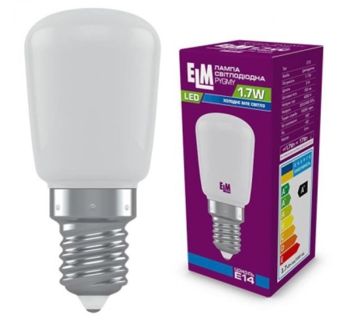 ELM Лампочка ELM Pigmy 1.7W C10 E14 4000 T26 (18-0193)