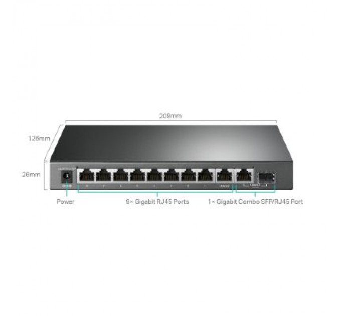 TP-Link Комутатор мережевий TP-Link TL-SG1210MPE