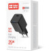ColorWay Зарядний пристрій ColorWay GaN Mini 25W PD Port PPS USB-C black (CW-CHS052PD-BK)