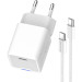 ColorWay Зарядний пристрій ColorWay GaN Mini 30W PD Port PPS USB (Type-C PD + USB QC4.0) cable Type-C (CW-CHS053PDC-WT)