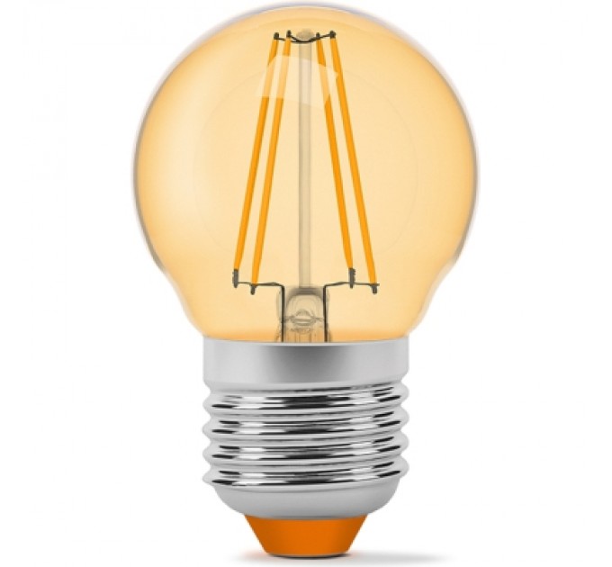 Videx Лампочка Videx LED Filament G45FA 4W E27 2200K бронза (VL-G45FA-04272)