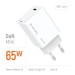 ColorWay Зарядний пристрій ColorWay GaN Mini 65W PD Port PPS USB-C white (CW-CHS049PD-WT)