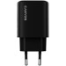 Canyon Зарядний пристрій Canyon OnCharge 200 20W 1xPD 1xQC EU Black (CNE-CHA200-31)