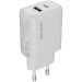Canyon Зарядний пристрій Canyon OnCharge 200 20W 1xPD 1xQC EU White (CNE-CHA200-21)
