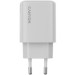 Canyon Зарядний пристрій Canyon OnCharge 250 25W 1xPD 1xQC EU White (CNE-CHA250-21)