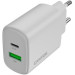 Canyon Зарядний пристрій Canyon OnCharge 250 25W 1xPD 1xQC EU White (CNE-CHA250-21)