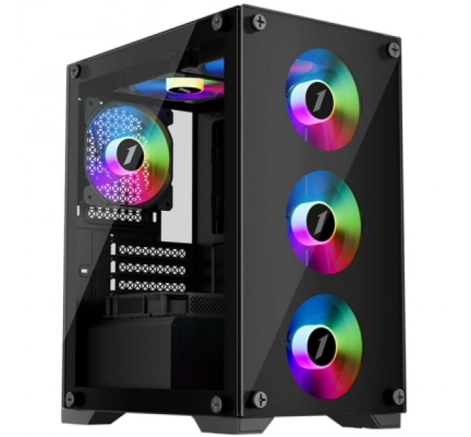 1stPlayer Корпус 1stPlayer X2-M-BK-4F1