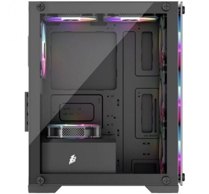 1stPlayer Корпус 1stPlayer X2-M-BK-4F1