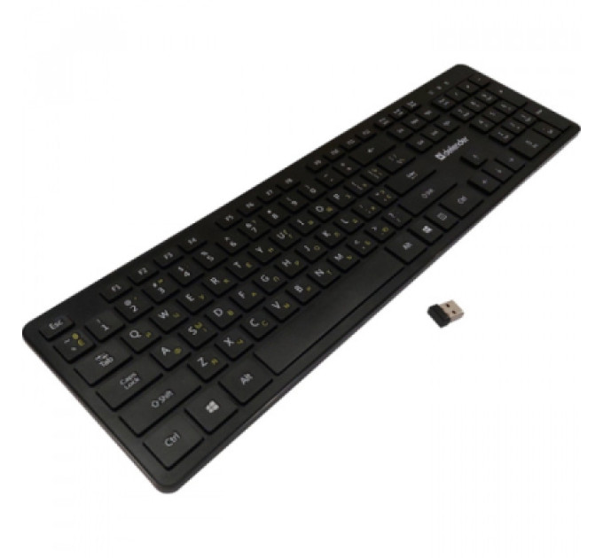 Defender Клавіатура Defender Comfort MT Wireless UA Black (450950)