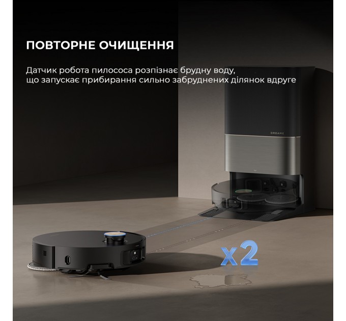 Dreame Робот-пилосос Dreame X50 Ultra Complete Black (RLX85CE-4-BL)
