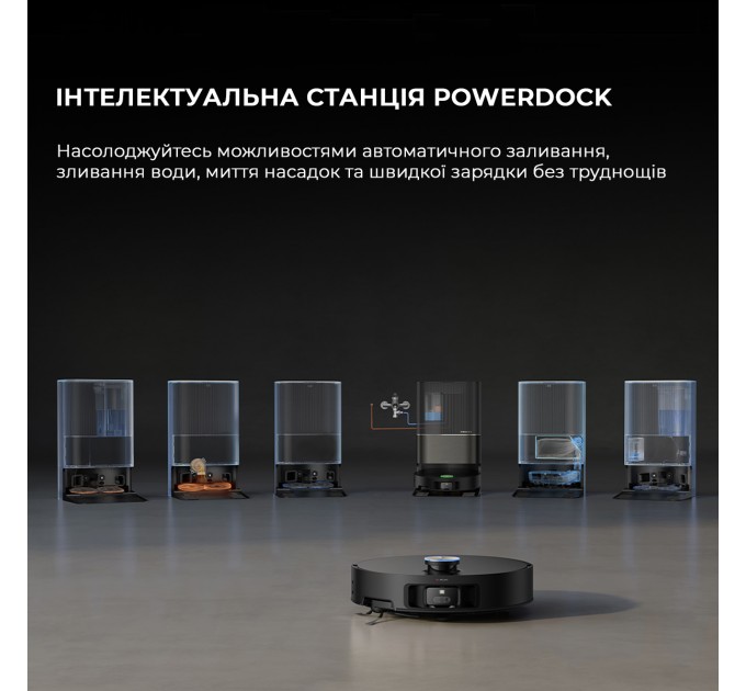 Dreame Робот-пилосос Dreame X50 Ultra Complete Black (RLX85CE-4-BL)