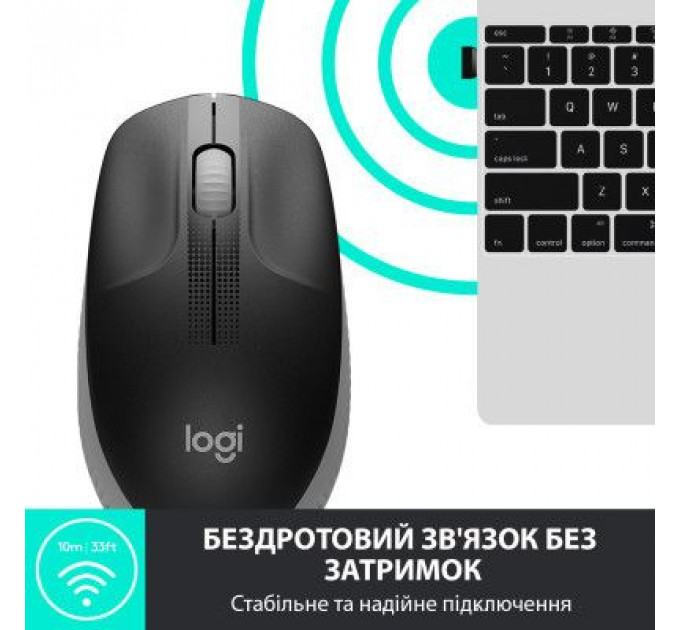 Мишка Logitech M190 Mid Grey (910-005906)