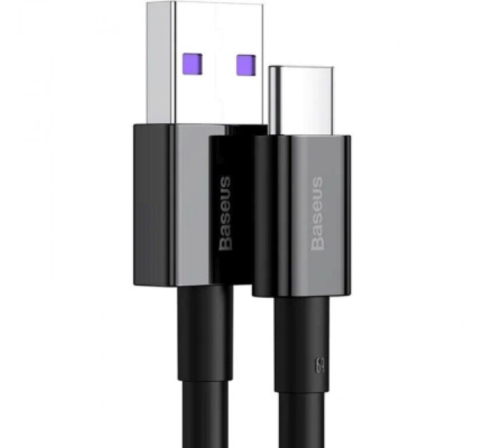 Baseus Дата кабель USB 2.0 AM to USB-C 2.0m 3A Black Baseus (CATYS-A01)