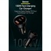 Baseus Зарядний пристрій Baseus Superme Digital Display PPS Dual Quick Charger Car Charger black (TZCCZX-01)