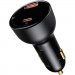 Baseus Зарядний пристрій Baseus Superme Digital Display PPS Dual Quick Charger Car Charger black (TZCCZX-01)