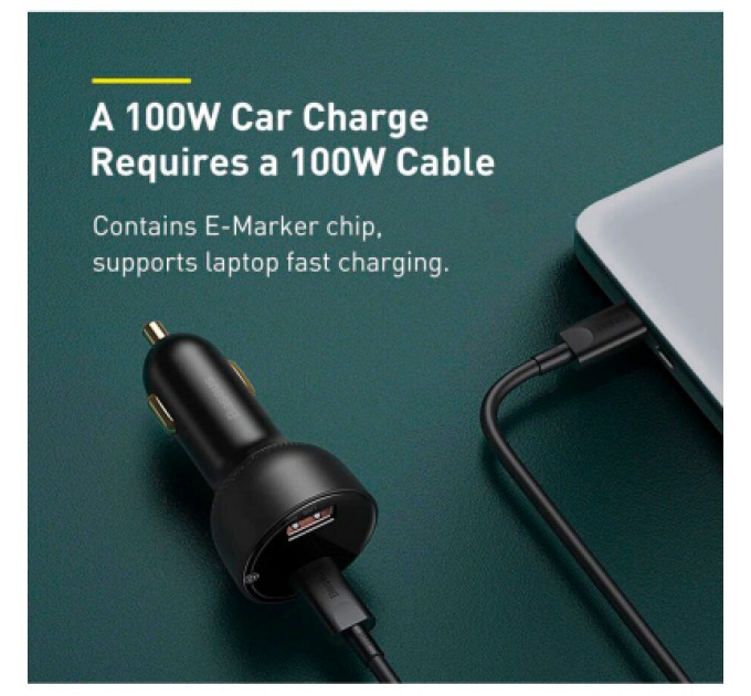 Baseus Зарядний пристрій Baseus Superme Digital Display PPS Dual Quick Charger Car Charger black (TZCCZX-01)