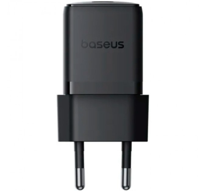 Baseus Зарядний пристрій Baseus Palm Fast Charger 1C 20W + Cable 1.0m Type-C 60W black (P10111602113-01)