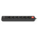 REAL-EL Фільтр живлення REAL-EL RS-Protect 605 3м Black (EL122300041)