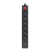 REAL-EL Фільтр живлення REAL-EL RS-Protect 605 3м Black (EL122300041)