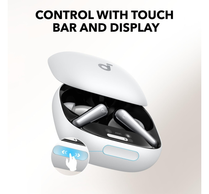 Anker Bluetooth-гарнітура Anker SoundСore Liberty 4 Pro ANC White Matte (A3954G21)