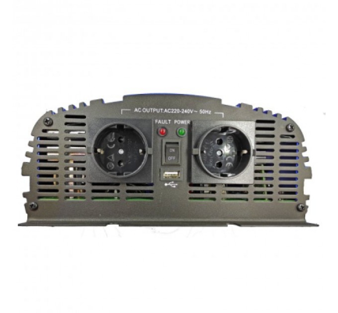 Tommatech Автомобільний інвертор 12V/220V MS-2500 2500W, approximate sinusoid, USB, Shuko*2 Tommatech (29448)