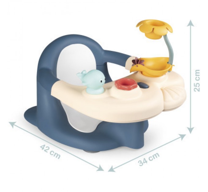 Smoby Сидіння у ванну Smoby Little 2 в 1 з ігровою панеллю (140404)