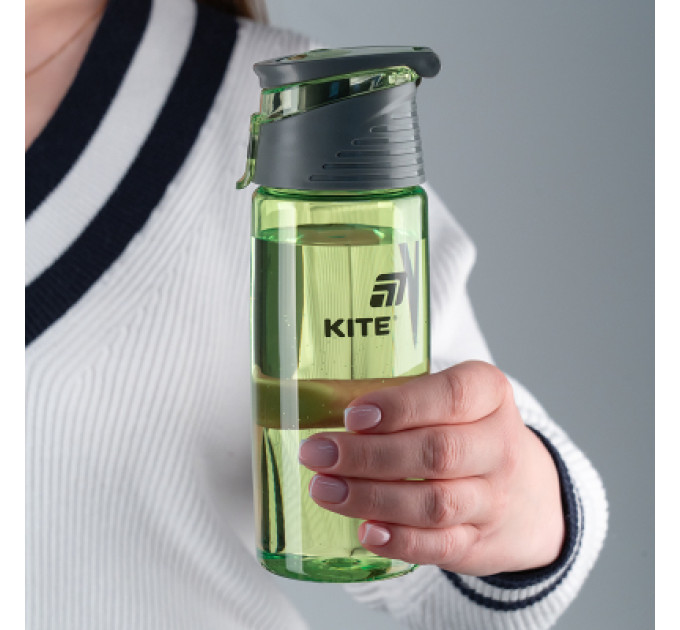 Kite Поїльник-непроливайка Kite 550 мл, зелена (K25-401-3)