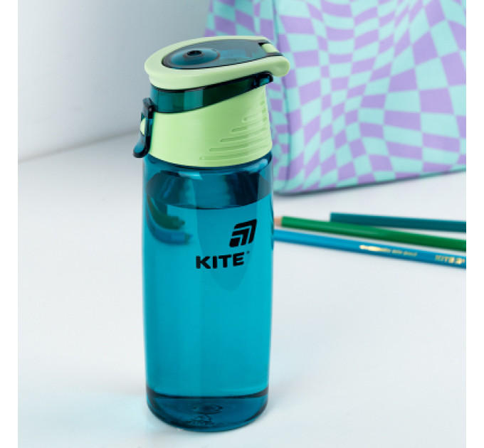 Kite Поїльник-непроливайка Kite 550 мл, смарагдова (K25-401-2)
