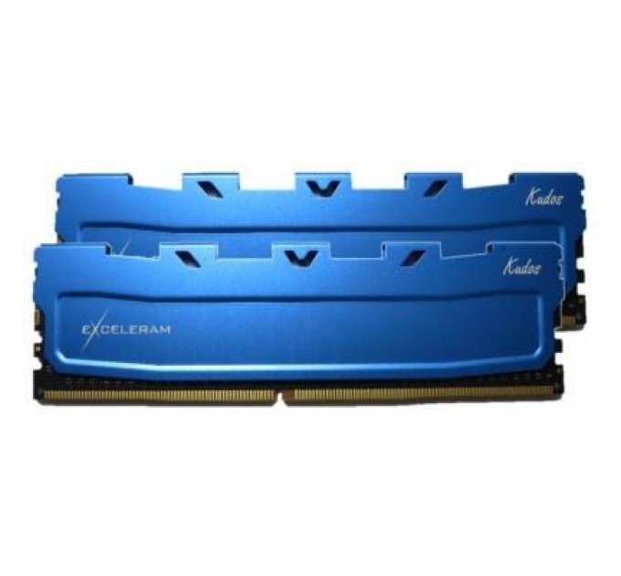eXceleram Модуль пам'яті для комп'ютера DDR4 32GB (2x16GB) 2400 MHz Blue Kudos eXceleram (EKBLUE4322417AD)