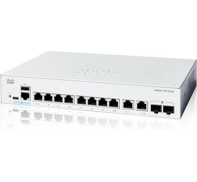 Cisco Комутатор мережевий Cisco C1200-8T-E-2G