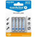 everActive Акумулятор everActive AAA/HR03 Ni-MH 800mAh BL 4шт