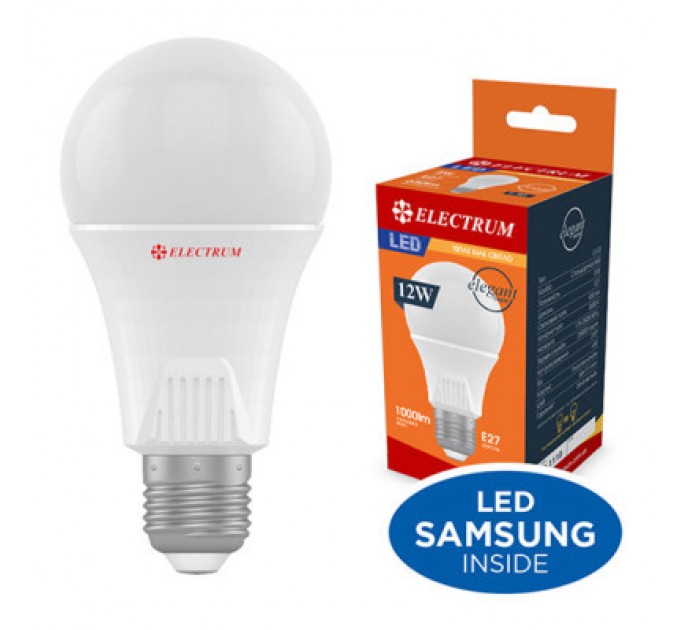 Electrum Лампочка Electrum A60 12W PA LS-33 Elegant E27 3000K (A-LS-1920)