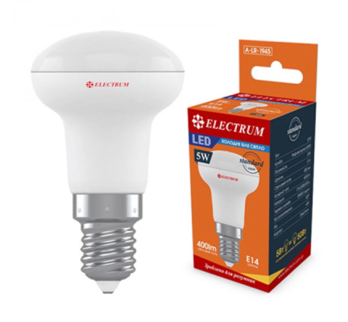 Electrum Лампочка Electrum R39 5W PA LR- 5 Е14 4000K (A-LR-1945)