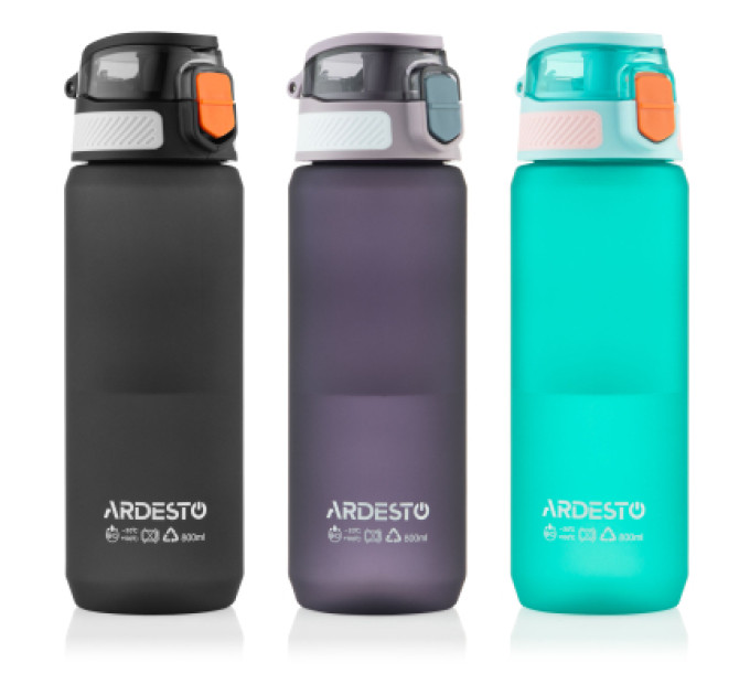 Ardesto Пляшка для води Ardesto Matte 800мл чорний (AR2281ML)