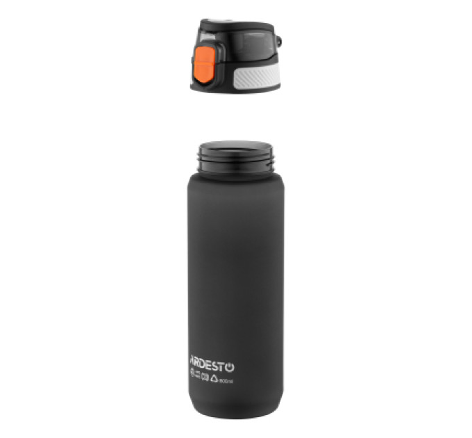 Ardesto Пляшка для води Ardesto Matte 800мл чорний (AR2281ML)