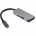 Концентратор Vinga Type-C to 4K HDMI+USB3.0+PD aluminium (VCPHTC3AL)