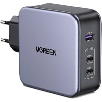 Зарядний пристрій Ugreen 3xUSB 140W (2хUSB-C+USB-A) Gan CD289 with C to C Cable 1.5m (90549)