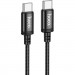 HOCO Дата кабель USB-C to USB-C 1.0m Wind 60W X89 black HOCO (6931474784384)
