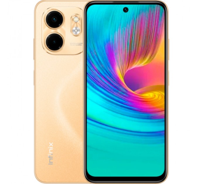 Infinix Мобільний телефон Infinix Smart 9 3/64Gb Sandstone Gold (4894947049941)