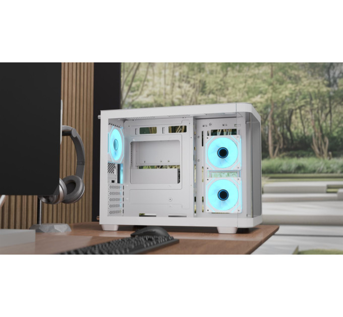 AeroCool Корпус AeroCool P300C-G-WT-v1 (ACCS-PN02033.21) White без БЖ